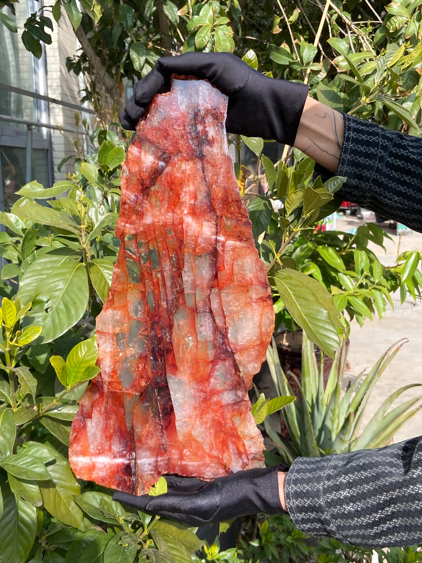 fire quartz slab