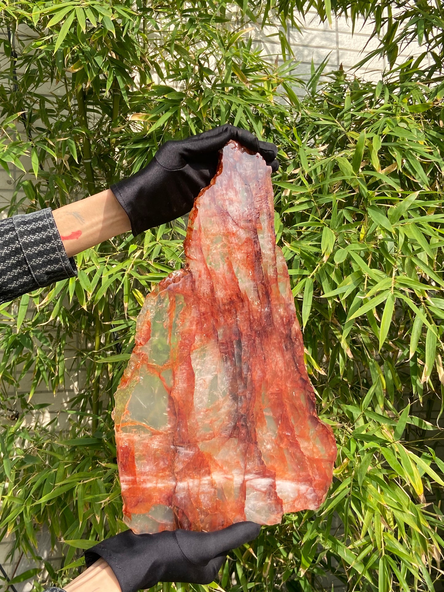 fire quartz slab