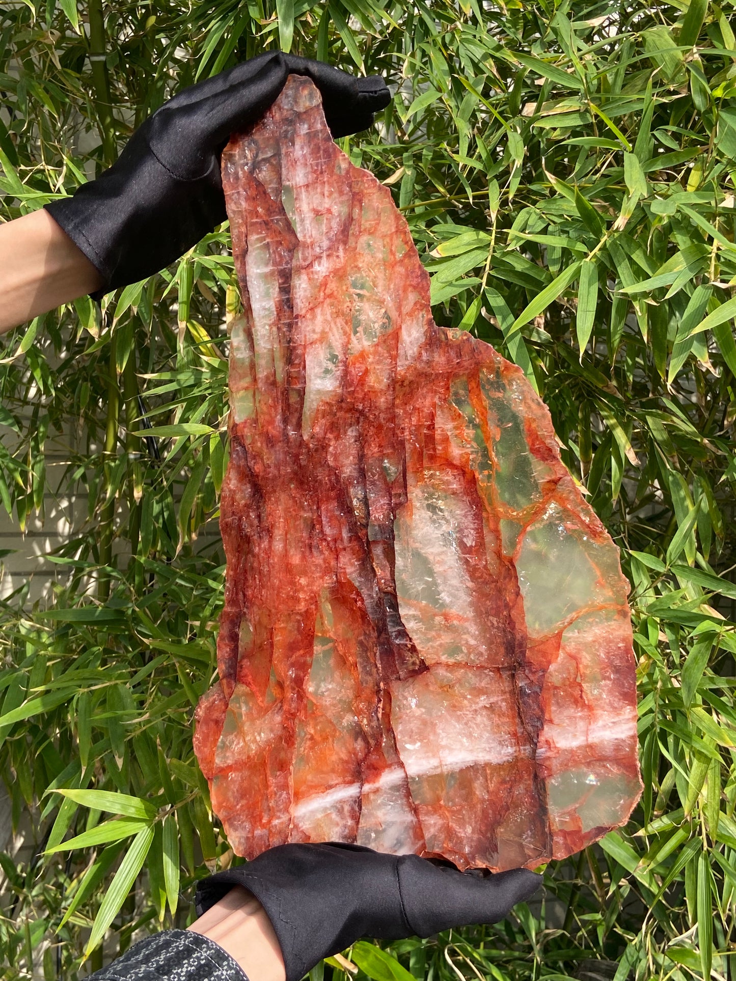 fire quartz slab