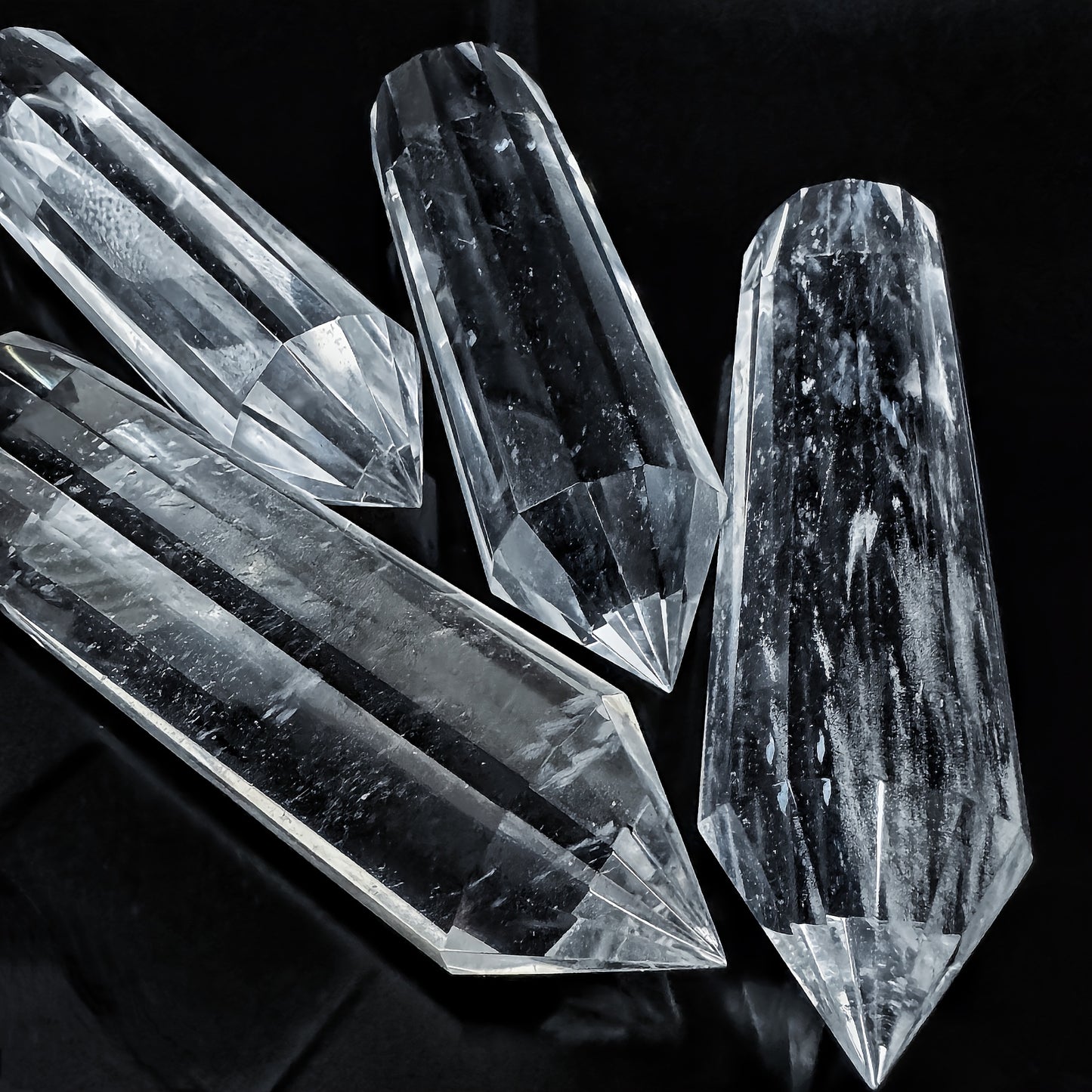 Smelting stone double pointed column Heal ing Gemstone Home Decor