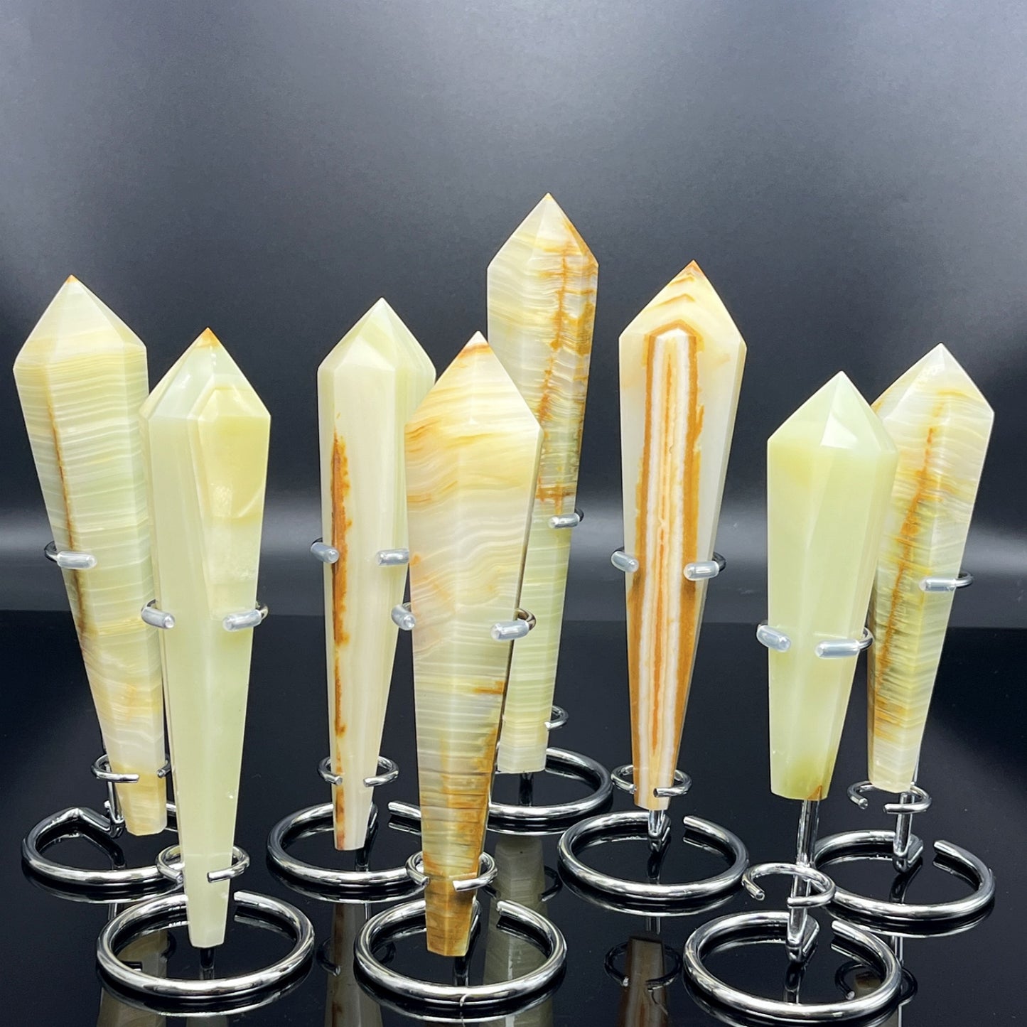 Natural Afghan Jade Scepter Heal ing Gemstone Home Decor